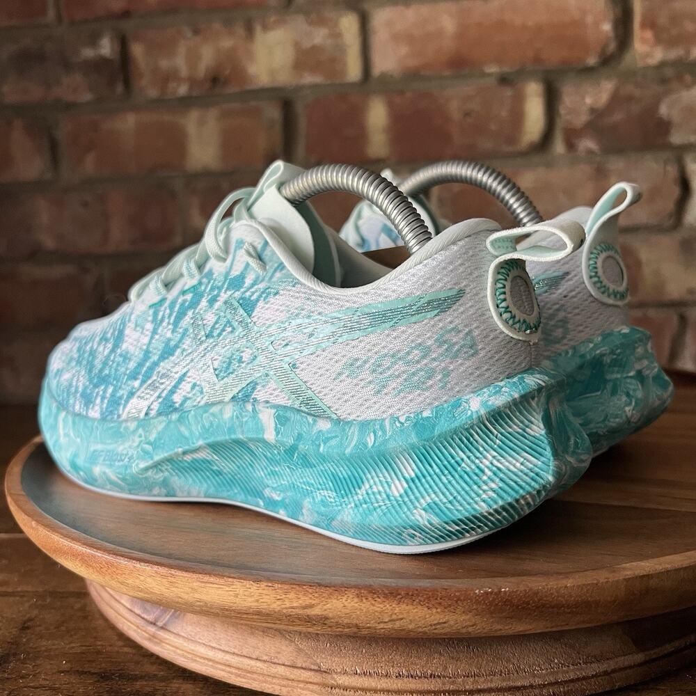 Asics Noosa Tri 16 White Aqua Running Women's 6 FF Blast Cushioned Shoes - Picture 12 of 16